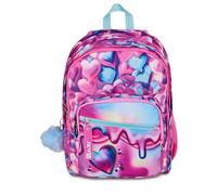 SJ GANG STYLE JAM GANG Schulrucksack mit zwei Fächern, Sj Ever Pink Beat, Rosa, 31 l, mit Trinkflaschentasche und abnehmbarem Charm, Grundschule, Mädchen