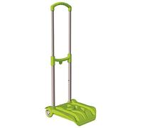 SJ GANG STYLE JAM GANG Schultrolley für Kinder; Trolley für Schulranzen und Rucksäcke von Seven & SJ, Einfach zum Ziehen für Mädchen und Jungen, grün