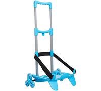SJ GANG STYLE JAM GANG Schultrolley für Kinder; Trolley für Schulranzen und Rucksäcke von Seven & SJ, Einfach zum Ziehen für Mädchen und Jungen, blau