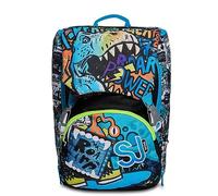 SJ GANG STYLE JAM GANG Unisex Kinder Sj Gang Erweiterbarer Schulrucksack Rucksack, Blau, M