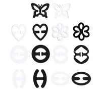 SJBAUTYO 14 Stück BH-Clips Verbergen die Träger Kommt,mit Nippel Cover, rutschfest, aus Jersey-Kunststoff, BH-Zubehör, verwendet zur Befestigung des BH-Gurts