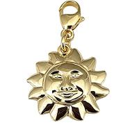 SJR Anhänger Charm Sonne Gold 333 Einhänger Gelbgold Unisex