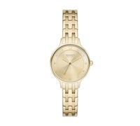 Skagen Anita Lille Uhr für Damen, Quarzwerk mit Edelstahl- oder Lederarmband, Gold-Ton, 30MM
