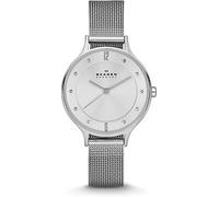 Skagen Anita Lille Watch for Women, Quartz Three Hand Movement with Stainless Steel Mess Strap