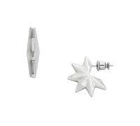 Paar Ohrstecker SKAGEN "KATRINE DANISH STAR, STERN, SKJ1777040" Ohrringe Gr. Edelstahl, silberfarben (edelstahlfarben, weiß) Damen Ohrstecker mit Perlmutt (27744208-0)