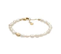 Skagen Damen Agnethe Pearl Gold Edelstahlarmband, SKJ1825710