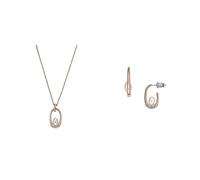 Skagen Damen Anhänger Halskette Agnethe und Ohrringe Muschel Perle