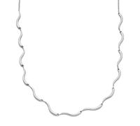 Kette mit Anhänger SKAGEN "KARIANA ESSENTIAL WAVES, SKJ1795040" Halsketten Gr. Edelstahl, Breite: 3,8 mm, silberfarben (edelstahlfarben) Damen Ketten mit Anhänger (36426409-0)