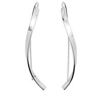 Skagen Damen Edelstahl Ohrringe mit Ohrbügelverschluss, Tropfenlänge: 50mm