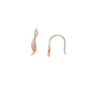 Paar Ohrhaken SKAGEN "KARIANA ESSENTIAL WAVES, SKJ1781791, SKJ1780710, SKJ1790040" Ohrringe Gr. Edelstahl, rosegold (edelstahlfarben, roségoldfarben) Damen Ohrhaken (25140836-0)