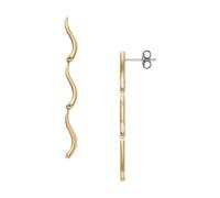 Paar Ohrstecker SKAGEN "KARIANA ESSENTIAL WAVES, SKJ1784710, SKJ1785791, SKJ1792040" Ohrringe Gr. Edelstahl, goldfarben (edelstahlfarben, gelbgoldfarben) Damen Ohrstecker (12232864-0)