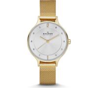 Skagen Damenuhr Edelstahl gold Damen