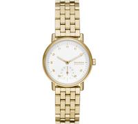 Skagen Damenuhr Edelstahl gold Damen