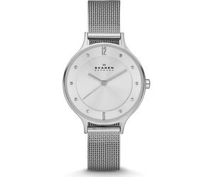Skagen Damenuhr Edelstahl silber Damen