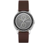 Skagen Signatur Uhr für Herren, Quarz Multifunktionswerk mit Edelstahl oder Lederarmband