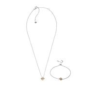 Skagen Halskette Für Frauen Kariana, Kettenlänge: 40/43/47Cm, Anhängerbreite: 15mm, Anhängerhöhe: 15mm 2-Farbige Edelstahl-Halskette, SKJB1001998