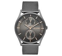 Skagen Herren Analog Quarz Uhr mit Edelstahl Armband SKW6180