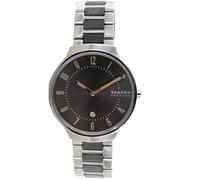 Skagen Herren Analog Quarz Uhr mit Edelstahl Armband SKW6523