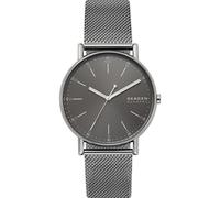 Skagen Herrenuhr Edelstahl grau Herren