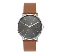 Skagen SKW6578 SIGNATUR Uhr Herrenuhr Lederarmband braun