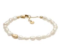 Skagen Damen Agnethe Pearl Gold Edelstahlarmband, SKJ1825710