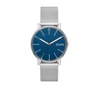 Skagen Herrenuhr Signatur Quarz/3 Zeigerwerk 40 mm Gehäusegröße mit Edelstahlarmband SKW6904