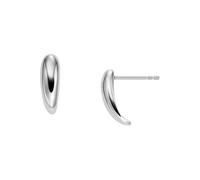 Skagen Women's Stainless Steel Push Back Earrings Blasses Silber,6.6Lx6.6Wx2.5Hcm