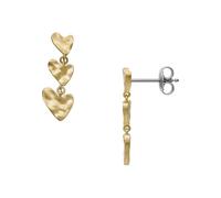 Skagen Women's Stainless Steel Push Back Earrings Trendiges Gold,2.15Lx0.8Wxcm