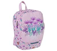 SKANDO BAGS Kindergartenrucksack LEGO®, Flowers: Leichte Tasche mit verstellbaren Trägern, Namensschild, Netzseitentasche und Reflektoren an allen Seiten.