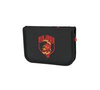 SKANDO BAGS LEGO® NINJAGO® Federmäppchen Junge gefüllt Kai - Federmappe mit Klappe inkl. Schulzubehör, Namensschild & Stundenplan, 20 x 14 x 4 cm - für Schule