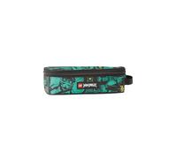 SKANDO BAGS LEGO® NINJAGO® Federmäppchen Junge Green - Faulenzer Mäppchen mit großem Fach, Namensschild & Tragegriff, 21 x 6 x 10 cm - für Schule & Kindergarten