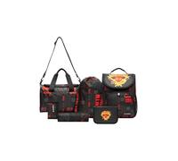 SKANDO BAGS Lego® NINJAGO® Kai Schulranzen-Set - Actiongeladenes 6-teiliges Set für Erstklässler, das spielerisches Design mit Funktionalität und Komfort kombiniert.