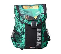 SKANDO BAGS LEGO NINJAGO Leichte Schultasche - Geräumiger Rucksack für Schulbücher, Brotdose und Wasserflasche mit Netzseitentaschen, Federmäppchenfach, ergonomischem Design und verstellbaren Gurten