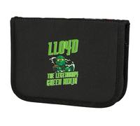 SKANDO BAGS Lego® NINJAGO®, Lloyd : Stilvolles Federmäppchen mit 1x1 Lego®-Reißverschlüssen. Mit CE-zertifiziertem Inhalt und wichtigen Schreibwerkzeugen