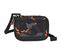 SKANDO BAGS LEGO® NINJAGO® Portmonee Kinder Kai - Kartenetui & Brustbeutel Kinder mit Reißverschluss, Umhängeband & Sicherheitsverschluss, 8 x 11,5 x 2 cm