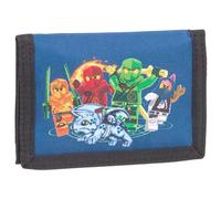 SKANDO BAGS LEGO NINJAGO Kinder Geldbörse - Cooler Alltagsbegleiter mit Klettverschluss, Münz- und Scheinfächern sowie kinderfreundlichem LEGO-Design. Leicht zu pflegen, stabil und robust