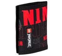 SKANDO BAGS Portmonee Kinder - Lego Ninjago Kinderportmonee Jungen und Mädchen - Geldbeutel mit Klettverschluss, Fächern für Münzen, Scheinen und Fotos - Robuste und Pflegeleichte Geldbörse