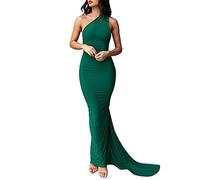 Skang Cocktailkleid Damen Sommer Abendkleid Damen Sexy rückenfreies Kleid, figurbetont, ärmellos, offener Rücken, Maxikleid, Ausgehen, Elegantes Party-Cocktail-langes Kleid Strickkleid Damen