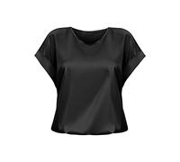 Skang Damen Oberteile Sommer Sexy Kurzärmliges Satinhemd Für Frühling Und Sommer, Lockeres, Lässiges T-Shirt Mit Rundhalsausschnitt Pullover Damen Glitzer