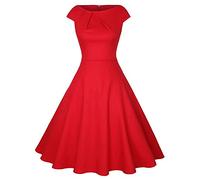 Skang Sommerkleid Damen Elegant Guest Short Swing Sleeve A-Linie Hochzeitskleid Cocktailparty Damen Elegantes Damenkleid Kleid Damen Winter