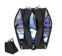 Skate Bag Rucksack - Sport-Fußausrüstung, dreieckiges Design, 3 Taschen, multifunktionale Schlittschuh-Tragetasche, abriebfeste Oxford-Gewebe-Konstruktion, Reise-Wettbewerb, Turnbeutel für