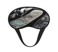 Skate Boards Schlafmaske für Seitenschläfer, weich, atmungsaktiv, Augenmaske, Verdunkelung, Seide, Augenschlaf mit elastischem Band, Nacht-Augenbinde für Damen und Herren, Reise-Nickerchen