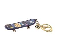 Skateboards-Auto-Schlüsselanhänger - Größe 9 X 2,5 Cm, Originelles Fingerboard-Skater-Geschenk, Taschenanhänger Aus PVC-Material | Mini-Skateboard-Schlüsselanhänger Zum Sammeln, UFO-Raumfahrer-Design,