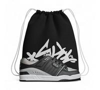 Skateboardschuhe - Globe Fusion Trainers schwarz/stahlgrau/weiß für Gymnastik - gedämpft, strapazierfähig - robuste Sohle - plus Tasche, Schwarz , 40.5 EU