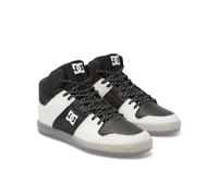 Skateschuh DC SHOES "DC Cure", Herren, Gr. 8(40,5), schwarz (schwarz, cream), Obermaterial:Obermaterial: Leder [Kuh] / Futter: Textil / Außensohle: Gummi;, Schuhe (19036366-8) schwarz, cream
