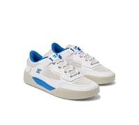Skateschuh DC SHOES "DC Metric S", Herren, Gr. 7,5(40), weiß (weiß, blau), Obermaterial:45.88% Leder, 32.94% Synthetikmaterial, 21.18% Polyester;, Schuhe Skateschuh (51638742-7,5)