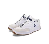 Skateschuh DC SHOES "Kalynx Zero", Herren, Gr. 6(38), weiß (weiß, blau), Obermaterial:Obermaterial: Leder (Kuh) / Futter: Textil / Außensohle: Gummi;, Schuhe Skateschuh (73422948-6)