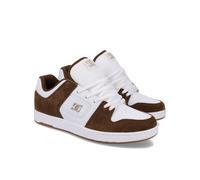 Skateschuh DC SHOES "Manteca 4 S", Herren, Gr. 10 (43), braun (braun, weiß), Obermaterial:53.02% Leder, 46.98% Synthetikmaterial., Schuhe (25946443-10) braun, weiß