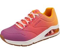 Sneaker SKECHERS "UNO 2 OMBRE AWAY" Gr. 38, pink (pink, kombiniert) Damen Schuhe Modernsneaker Sneaker low in leuchtender Farbkombi, Freizeitschuh, Halbschuh, Schnürschuh Bestseller (54312414-38)