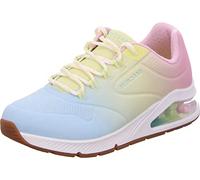 Skecher Street UNO 2 Color Waves Damen Sneaker Turnschuhe 155628 Weiss/Multi, Schuhgröße:40 EU